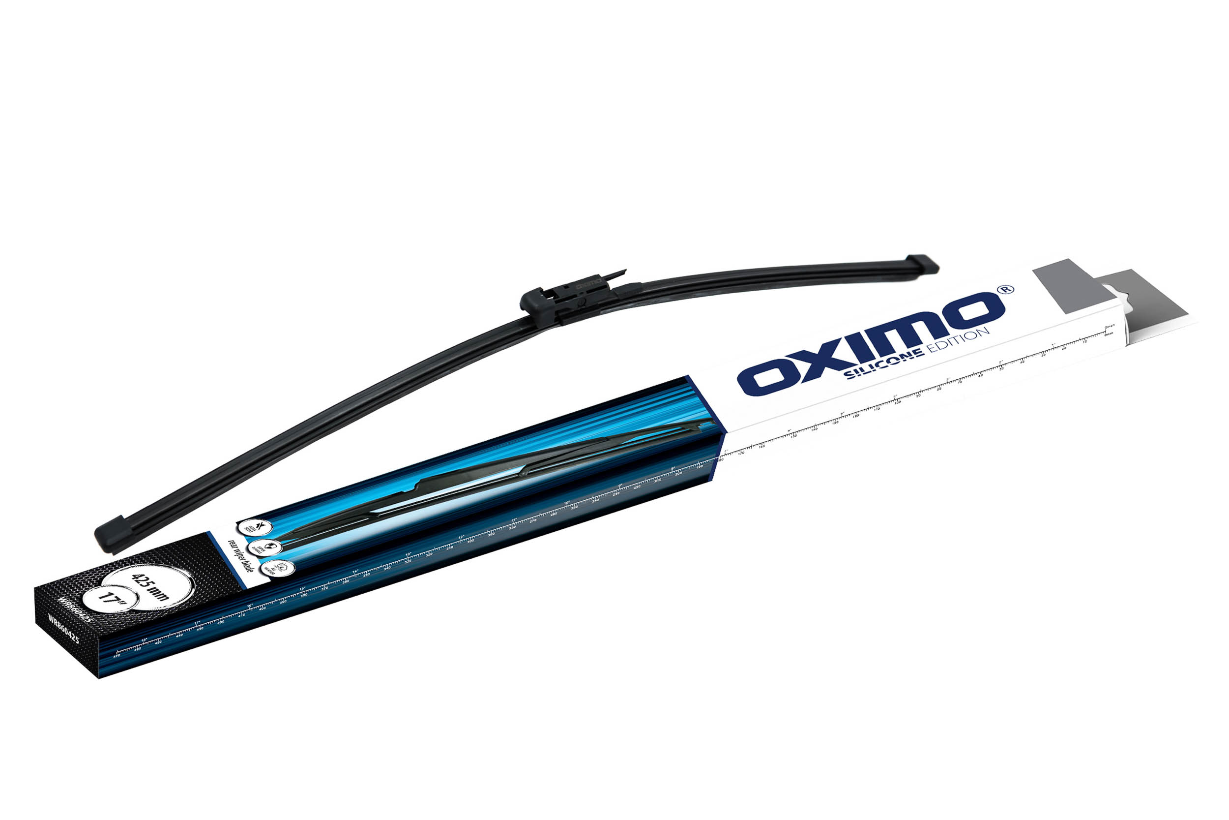 OXIMO WR860425 Hátsó silicon ablaktörlő lapát 425 mm
